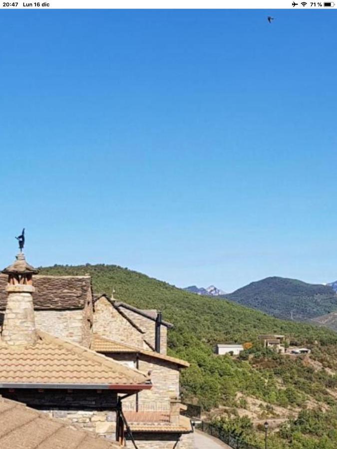 Vistas A La Montana En Un Pueblo Con Encanto. El Pueyo de Araguás 外观 照片